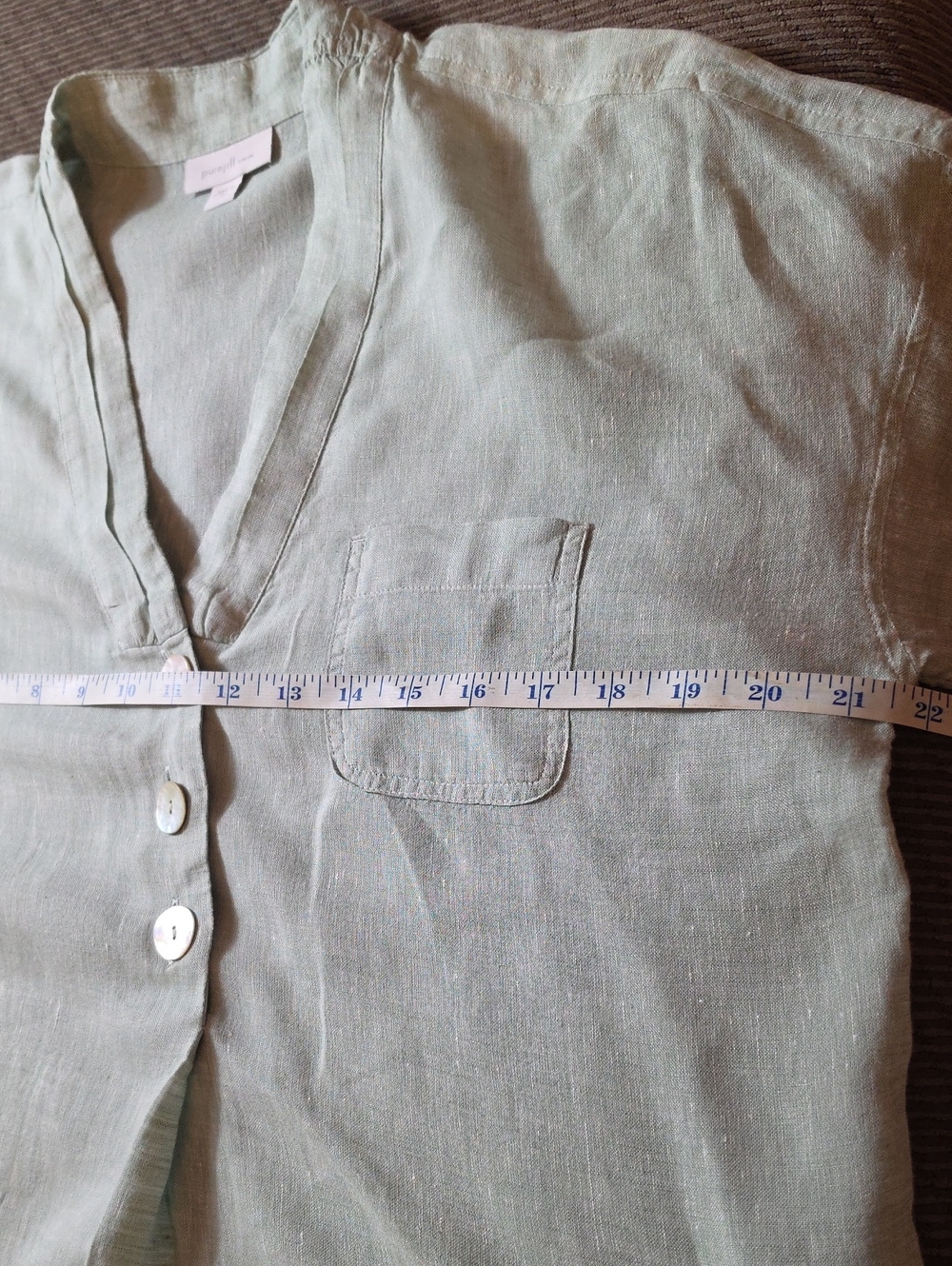 Pure Jill Linen Blouse - Picture 9 of 12